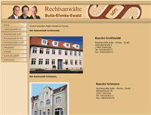 Tablet Screenshot of bulla-ehmke.de